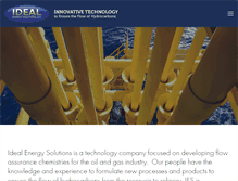 Tablet Screenshot of idealenergysolutions.com